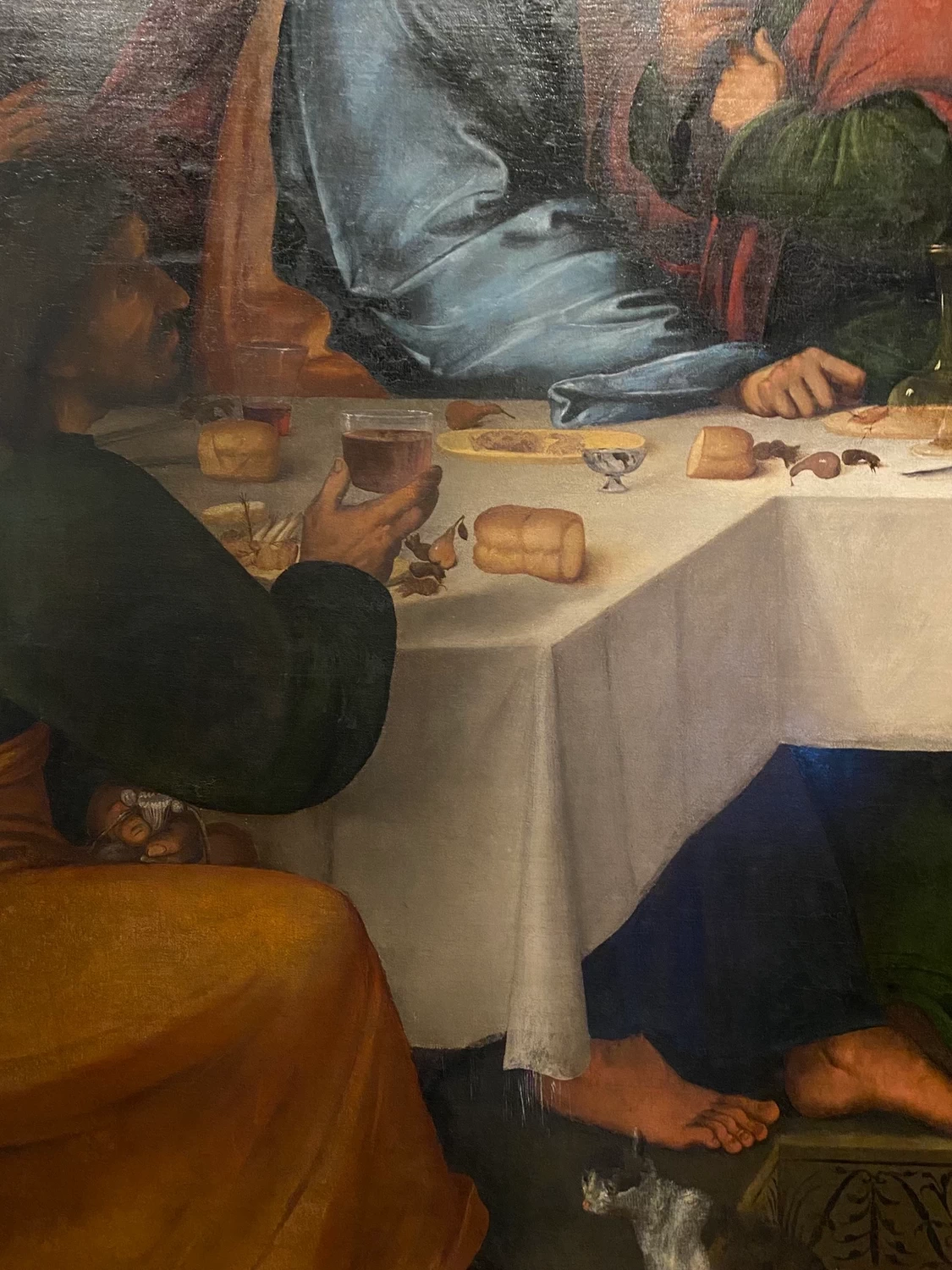 Il Romanino-385-L'ultima Cena - Museo degli Eremitani, Padova - dettaglio 1